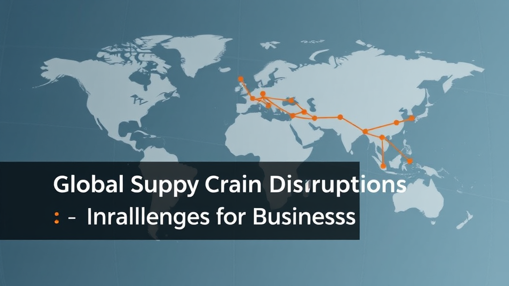 Global Supply Chain Disruptions: Implications for Businesses