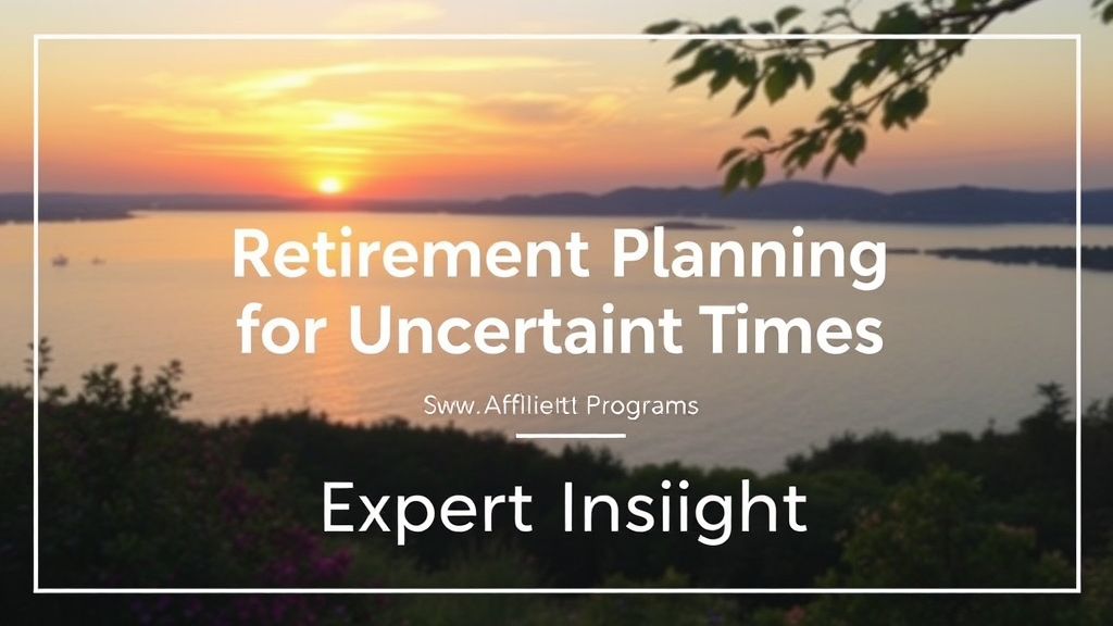 Retirement Planning in Uncertain Times: Expert Insights