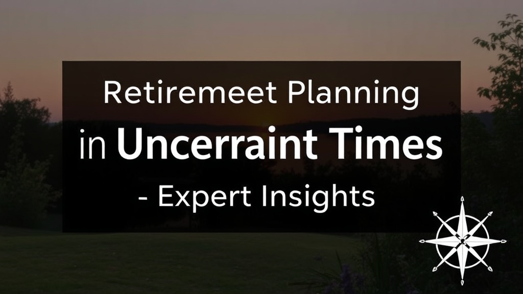 Retirement Planning in Uncertain Times: Expert Insights